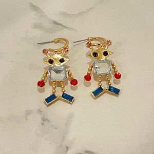 Zara robot new earrings dangle festive earrings